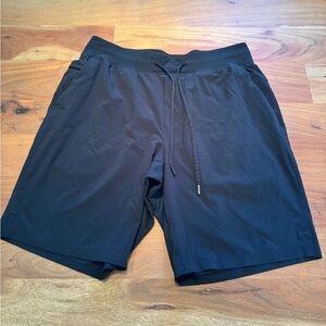 Men’s Black Lululemon Zeroed In Linerless Short 9" - Large